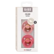 BIBS Colour 2-es szett - anatómiai cumifej (Tearózsa/Korall), 0-6 hó