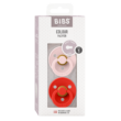 BIBS Colour 2-es szett (Cseresznyevirág/Pirospiros), 0-6 hó