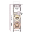 BIBS X Liberty Cumi 2-es szett Colour Eloise Púderrózsaszín Mix, 0-6 hó