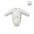 Kenguru Gold - Átlapolt csecsemő kombidressz (56-62-es) - ecrü