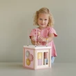 Little Dutch készségfejlesztő kocka - pink FSC