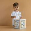 LITTLE DUTCH KÉSZSÉGFEJLESZTŐ KOCKA - KÉK FSC