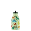 24BOTTLES Kids Clima 330ml rozsdamentes acél termosz szívószálas kupakkal, Jurassic Friends