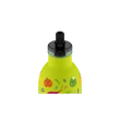 24BOTTLES Kids Clima 330ml rozsdamentes acél termosz szívószálas kupakkal, Veggie Friends