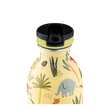 24BOTTLES Kids Urban 250ml rozsdamentes acél kulacs szívószálas kupakkal, Jungle Friends
