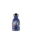 24BOTTLES Kids Urban 250ml rozsdamentes acél kulacs szívószálas kupakkal, Space Friends