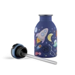 24BOTTLES Kids Urban 250ml rozsdamentes acél kulacs szívószálas kupakkal, Space Friends