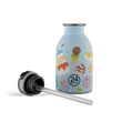 24BOTTLES Kids Urban 250ml rozsdamentes acél kulacs szívószálas kupakkal, Sweet Friends