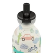 24BOTTLES Kids Urban 250ml rozsdamentes acél kulacs, Adventure Friends