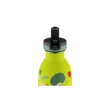 24BOTTLES Kids Urban 500ml rozsdamentes acél kulacs szívószálas kupakkal, Veggie Friends