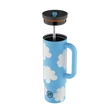 24BOTTLES Straw Cup 800ml rozsdamentes acél bögre szívószállal, Daydreaming