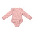 Little Dutch hosszú ujjú fürdőruha Sunny Flowers Blush - 74/80