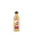 24BOTTLES Kids Urban 500ml rozsdamentes acél kulacs szívószálas kupakkal, Farm Friends