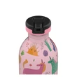24BOTTLES Kids Urban 500ml rozsdamentes acél kulacs szívószálas kupakkal, Magic Friends