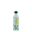 24BOTTLES Kids Urban 500ml rozsdamentes acél kulacs szívószálas kupakkal, Spooky Friends