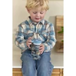 Little Dutch szívószálas kulacs 450 ml - forest friends