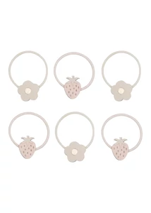 Mimi &amp; Lula Eper és virág hajgumik – 6 db-os szett