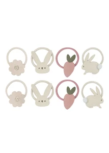 Mimi & Lula Mini nyuszis hajgumik – 8 db-os szett