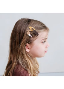 Mimi &amp; Lula  Maci és nyuszi – 4 db-os hajcsat szett