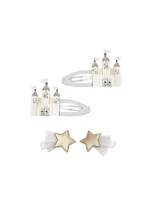 Mimi &amp; Lula  Mesebeli kastély és csillagok – 4 db-os hajcsat szett