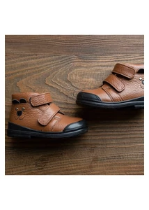 TD Shoes Szupinált Vízálló Fiú Cipő - Brown Bear