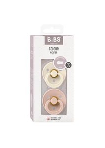 BIBS Colour 2-es szett (Krémfehér/Púderrózsaszín), 18-36 hó