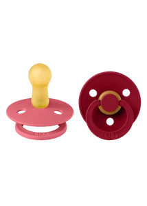 BIBS Colour 2-es szett (Korall/Rubint), 0-6 hó