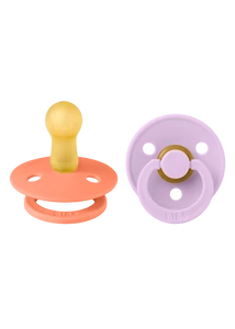 BIBS Colour 2-es szett (Papaya/Viola), 6-18 hó