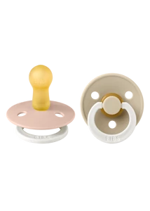 BIBS Colour 2-es szett (Esti púderrózsaszín/Esti vanília), 6-18 hó