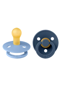 BIBS Colour 2-es szett (Égkék/Acélkék), 0-6 hó