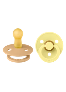 BIBS Cumi Colour 2-es szett (Aranyhomok/Napsugár), 6-18 hó