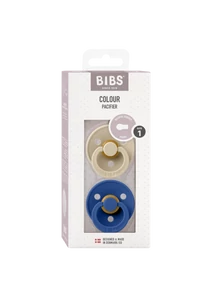 BIBS Cumi Colour 2-es szett (Vanília/Búzavirág), 0-6 hó