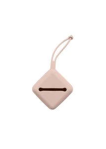 BIBS szilikon cumitartó (Púderrózsaszín)