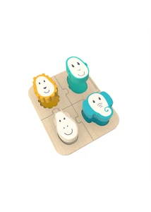 MM Állatos formabeillesztő fa puzzle