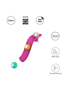 Vízicsúszda – állatpofis fürdőjáték (pink)