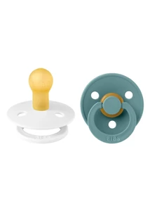 BIBS Colour 2-es szett (Óceán/Hófehér), 0-6 hó