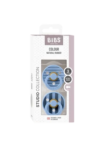 BIBS Studio Pin Colour Égkék mix, 6-18 hó