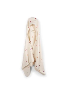 Hímzett kapucnis törölköző - Seahorse