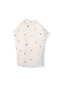 Hímzett strandponcsó - Teknős