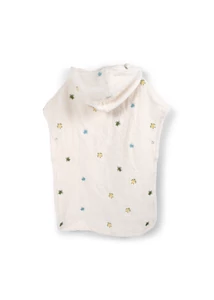 Hímzett strandponcsó - Teknős