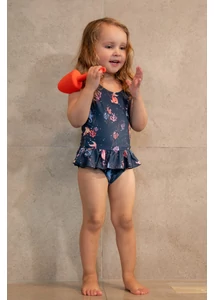 Eva – UV szűrős fürdőruha babáknak 1-2 év – Rainbow Reef