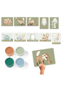 Little Dutch ujjfestő készlet - Forest Friends