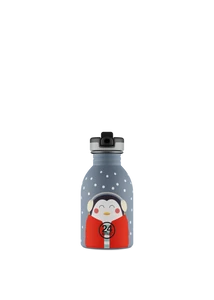 24BOTTLES Kids Urban 250ml rozsdamentes acél kulacs, Happy Penguin
