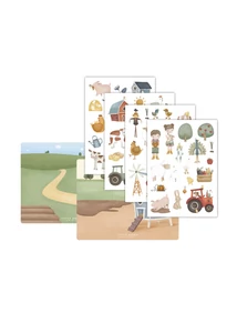 Little Dutch ablak matrica - Little Farm