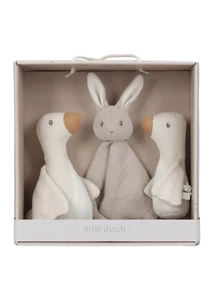 Little Dutch ajándékdoboz kötött termékekkel - Newborn Naturals