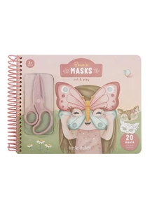 Little Dutch Rosa maszkja dekorkönyv ollóval