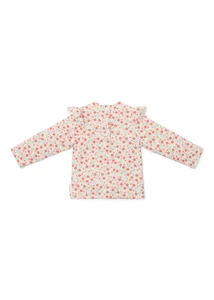 Little Dutch hosszú ujjú úszó póló Sunny Flowers Multi-colour - 86/92