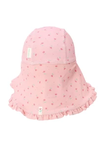 Little Dutch strand sapka Sunny Flowers Blush - 1-es méret