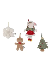 Little Dutch karácsonyi díszek (4 db) - Rosa