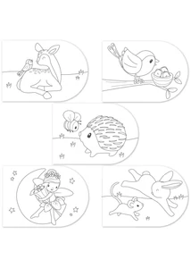 Little Dutch kifestő könyv Fairy Garden